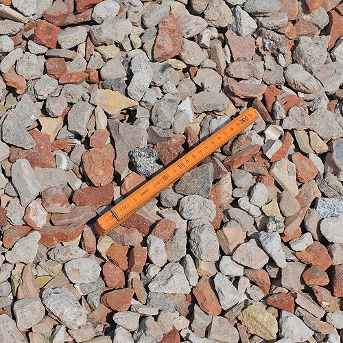 Ziegelsplitt - gebrochenes Mischrecycling&nbsp;